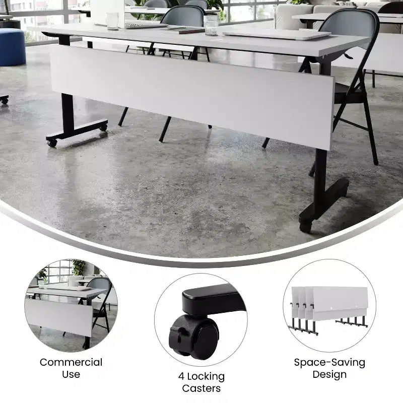 Table de formation rabattable robuste
