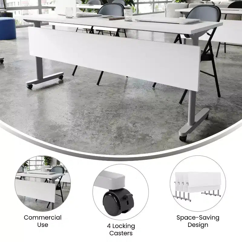 Table de formation rabattable robuste