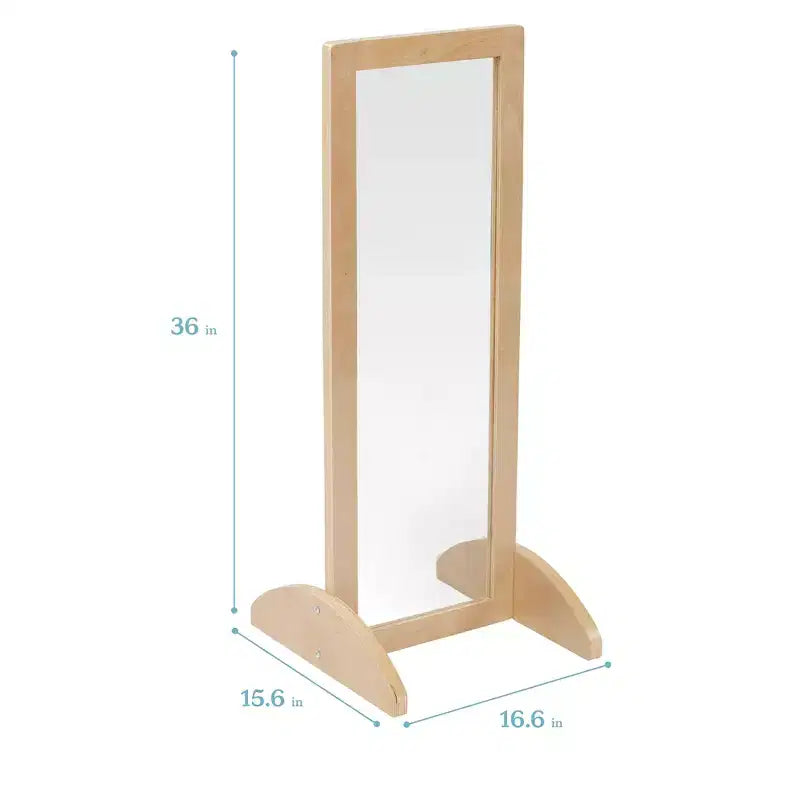 Miroir sans tain en bois à sens unique ou bidirectionnel