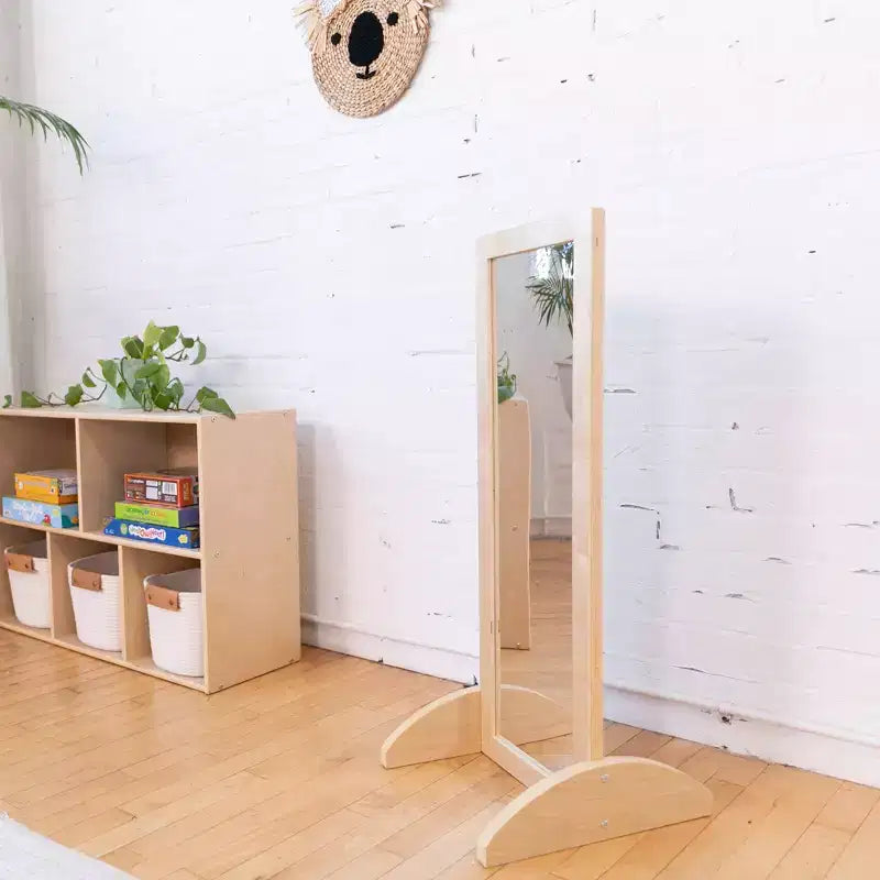 Miroir sans tain en bois à sens unique ou bidirectionnel
