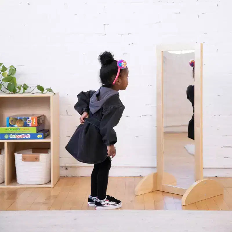 Miroir sans tain en bois à sens unique ou bidirectionnel