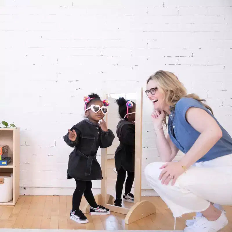 Miroir sans tain en bois à sens unique ou bidirectionnel