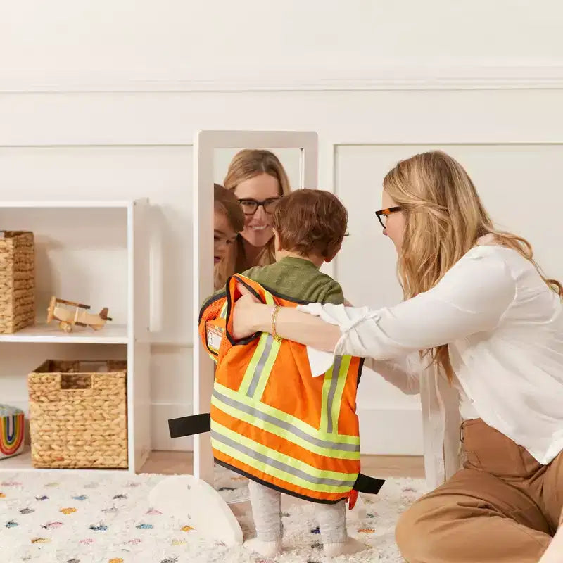 Miroir sans tain en bois à sens unique ou bidirectionnel