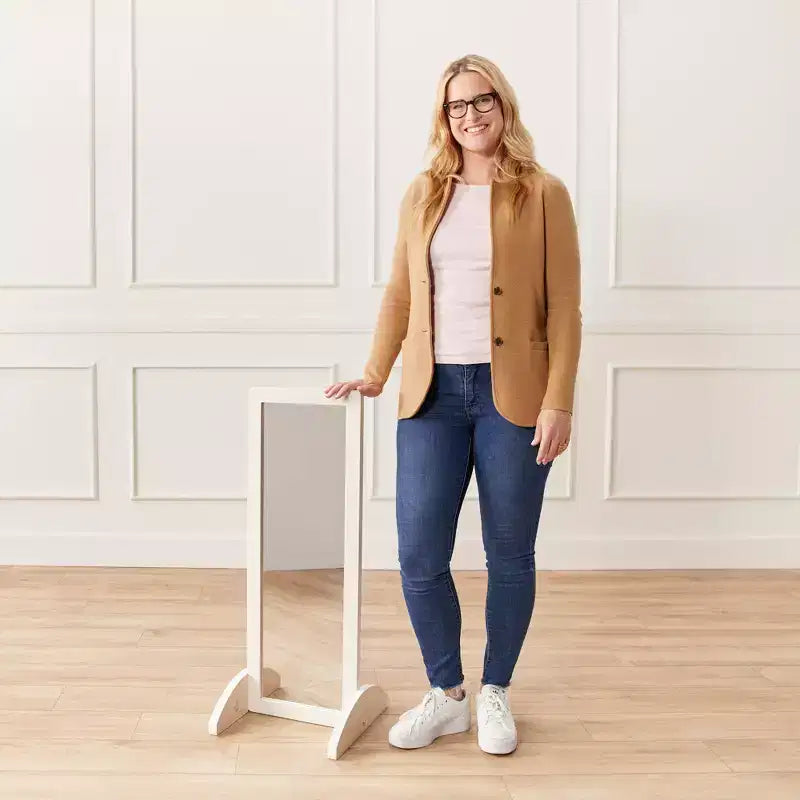 Miroir sans tain en bois à sens unique ou bidirectionnel