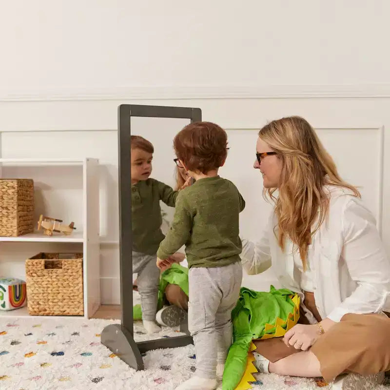 Miroir sans tain en bois à sens unique ou bidirectionnel