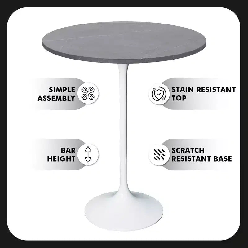 Table de bar ronde