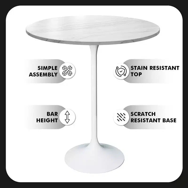 Table de bar ronde