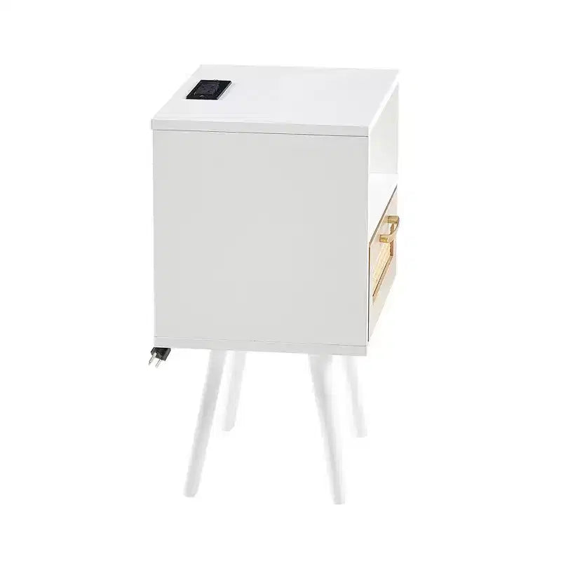 Table de chevet en rotin