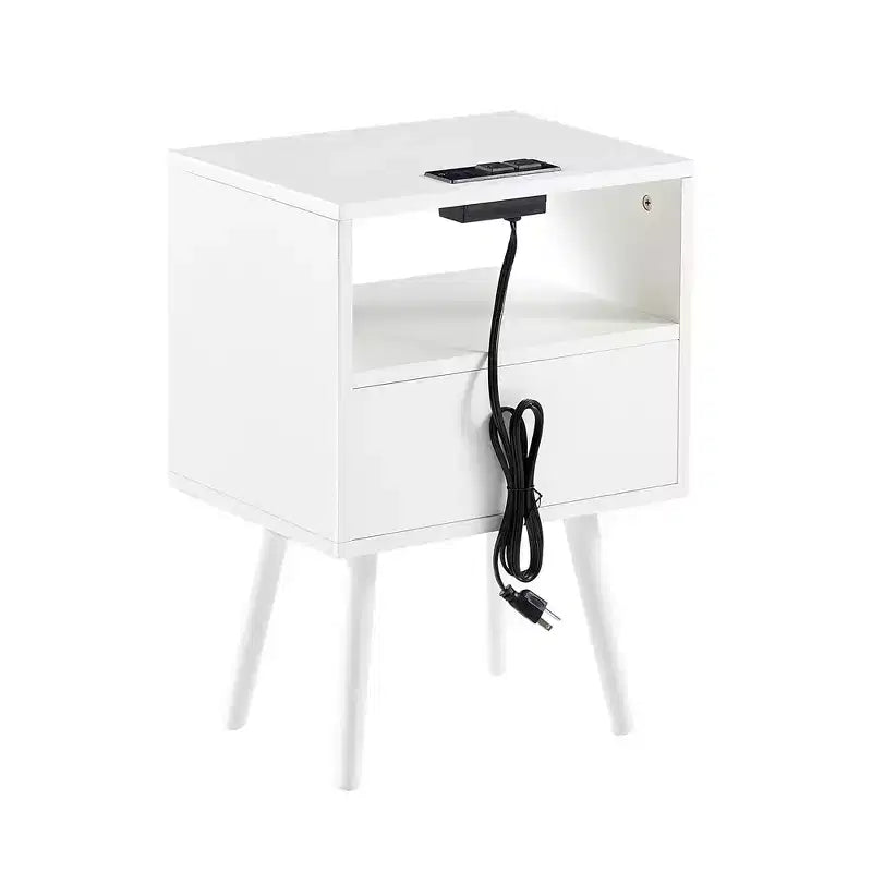 Table de chevet en rotin