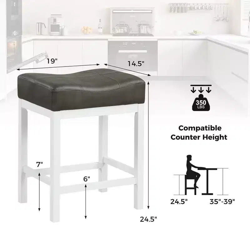Lot de 2 tabourets de bar