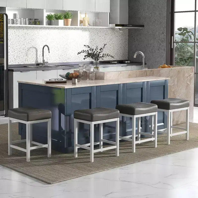 Lot de 2 tabourets de bar