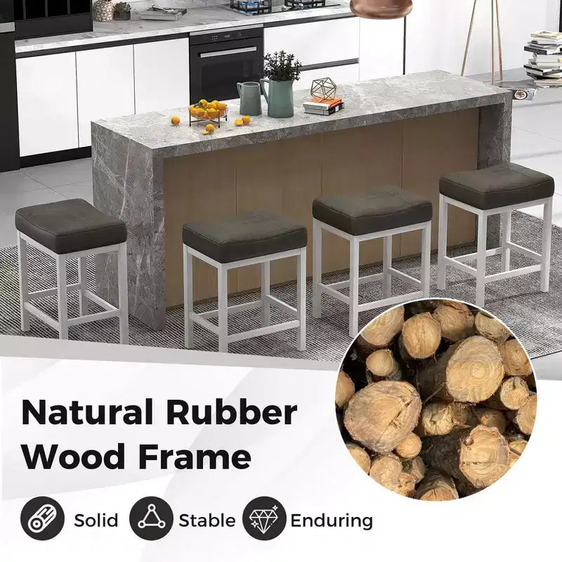 Lot de 2 tabourets de bar