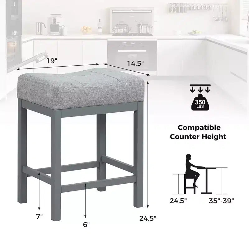 Lot de 2 tabourets de bar