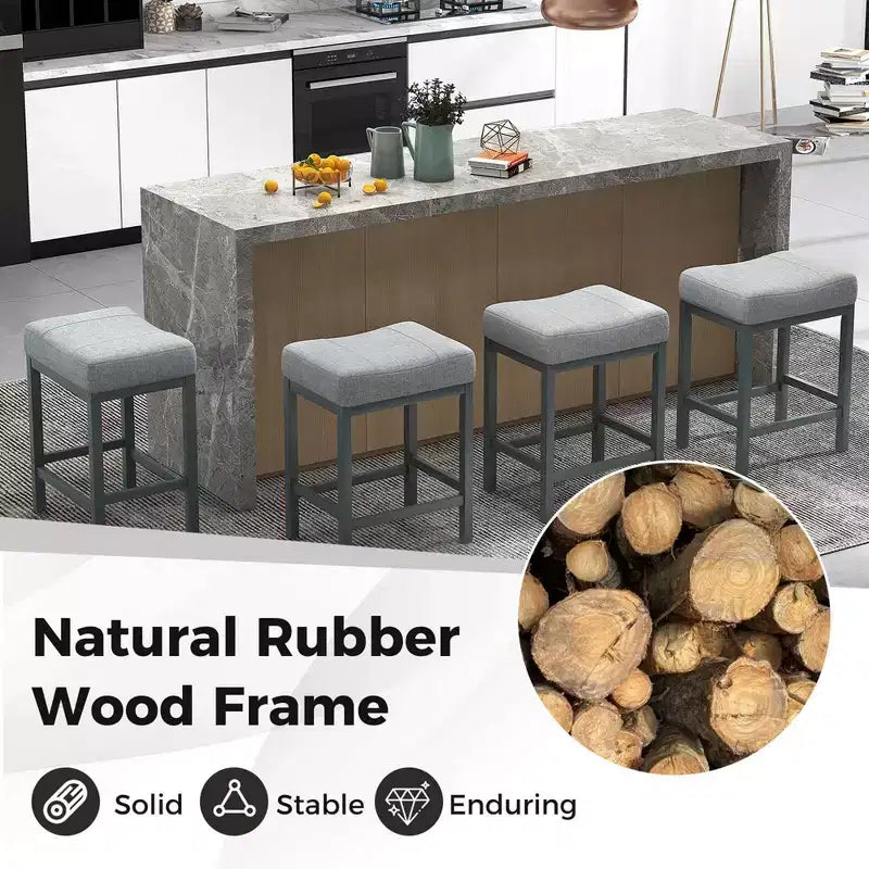 Lot de 2 tabourets de bar