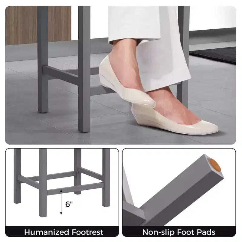 Lot de 2 tabourets de bar